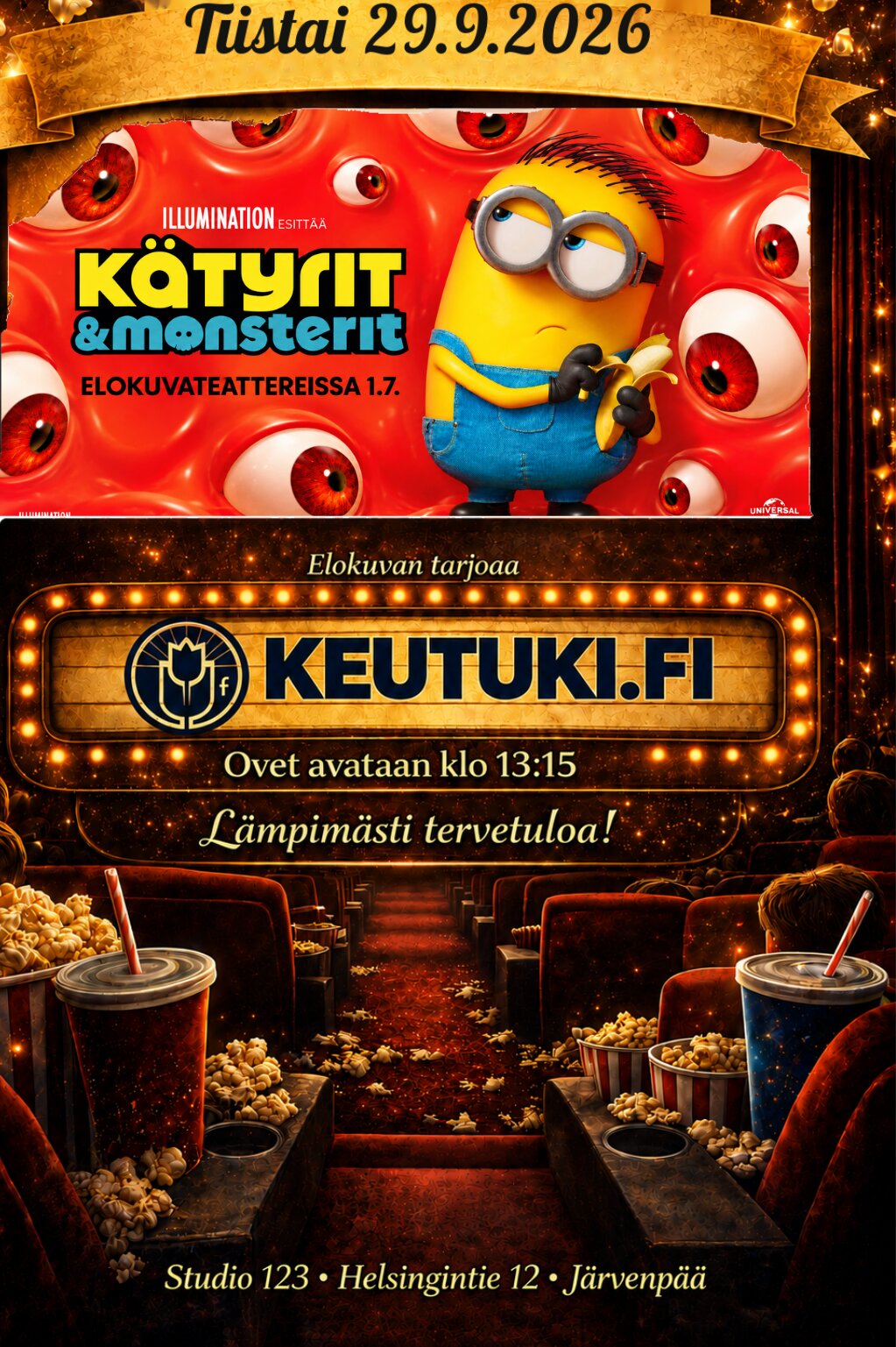 Kätyrit & Monsterit 29.9 2026