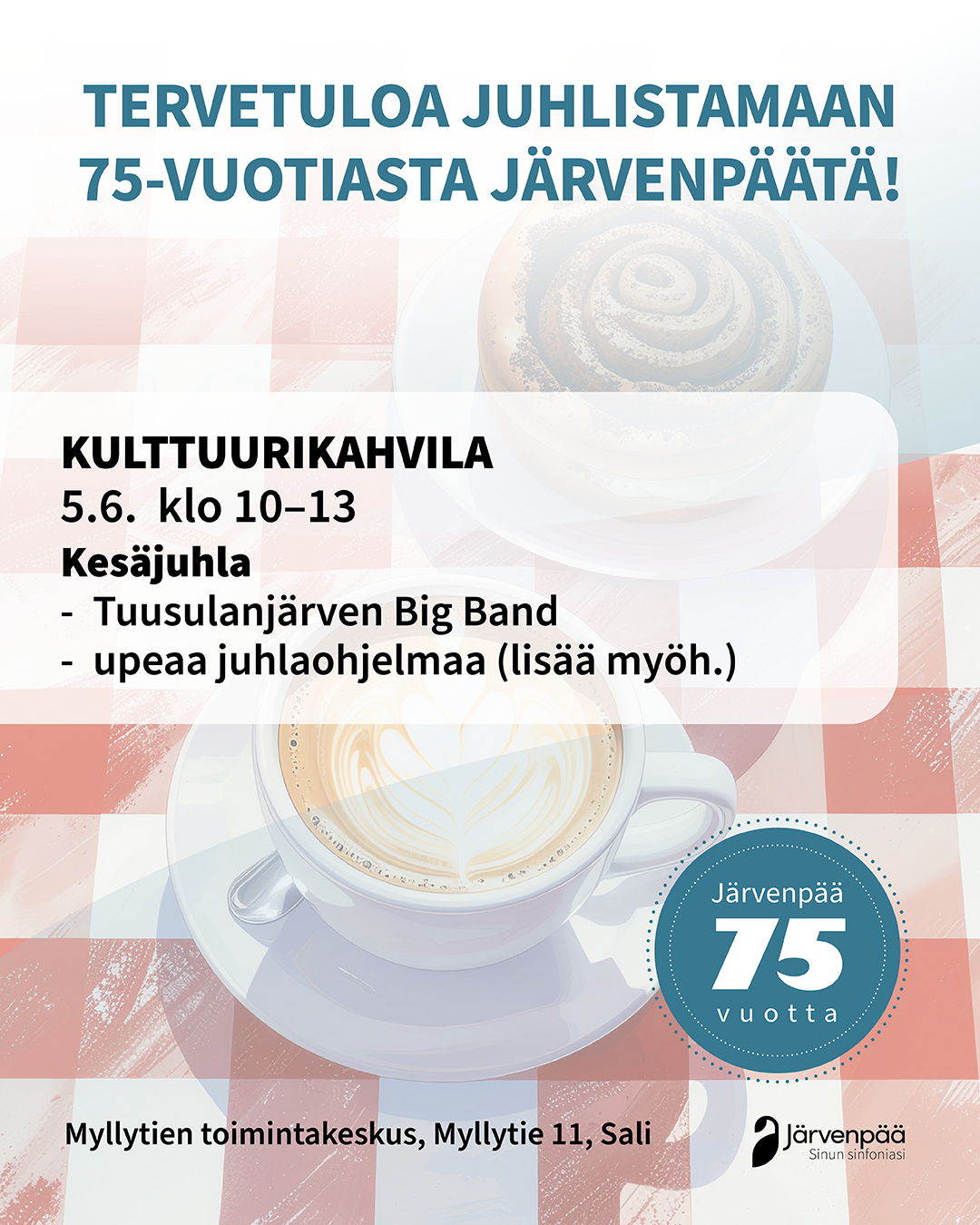 Tule juhlimaan 75v Järvenpäätä