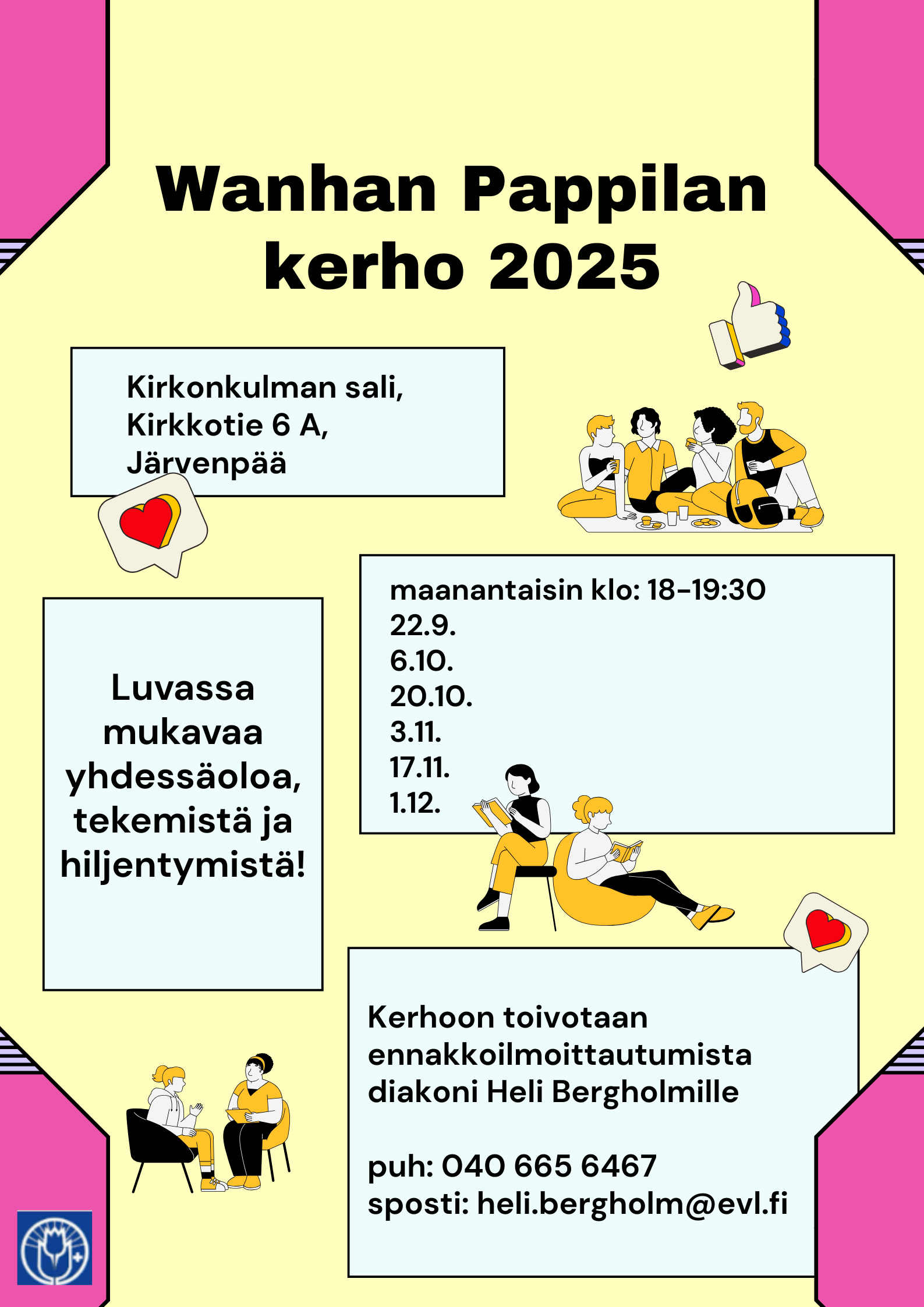 Wanhan Pappilan kerhot 2025